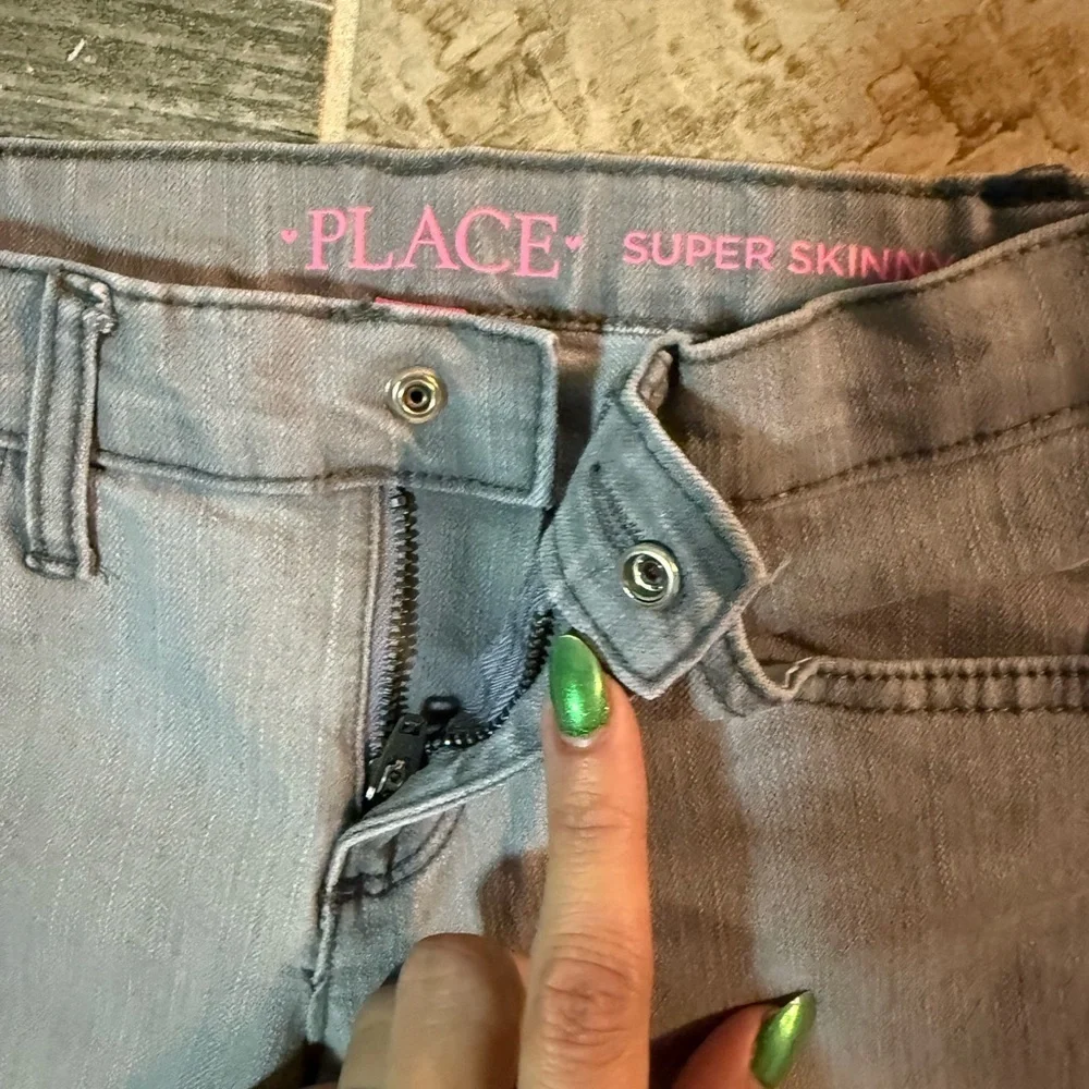 The Children’s Place Girl’s Skinny Jeans in Gray